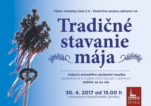 Stavanie mája na Klokočine
