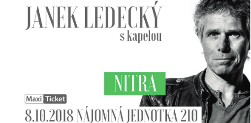 Janek Ledecký zažiari opäť v Nitre