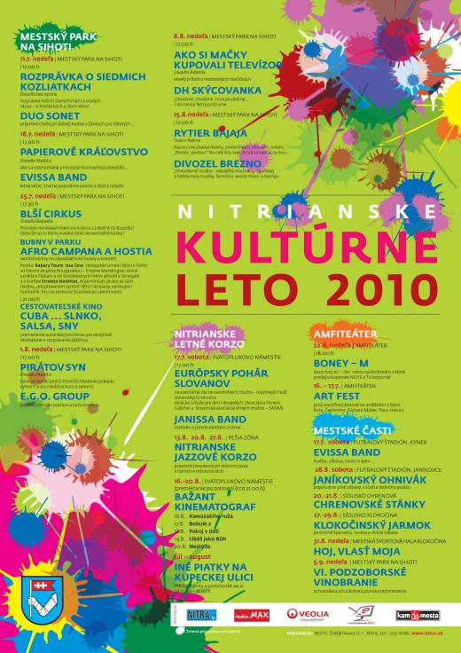 Nitrianske kultúrne leto 2010