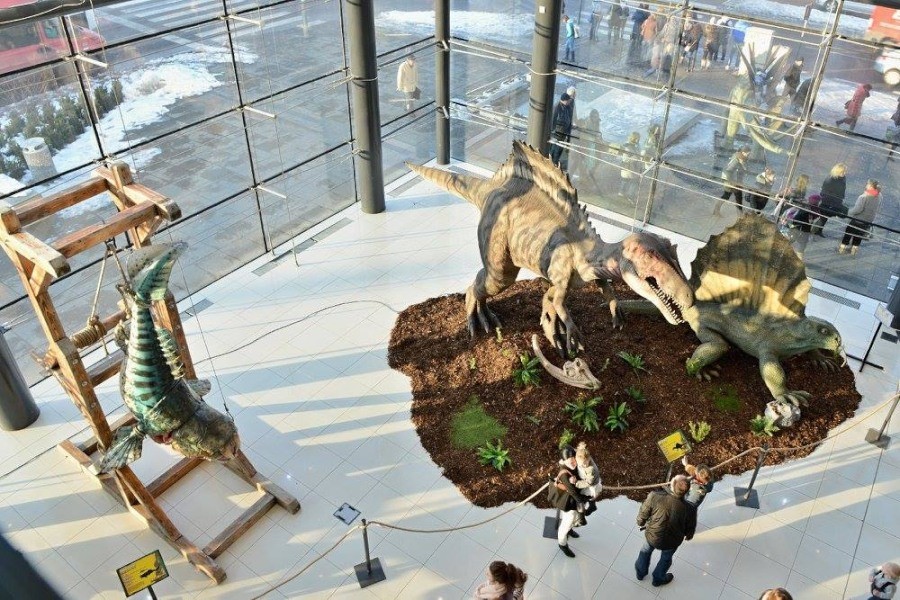 Výstava Svet dinosaurov v Galérii Mlyny
