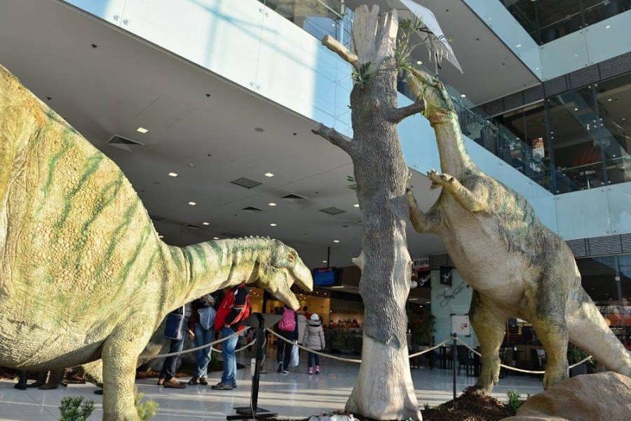Výstava Svet dinosaurov v Galérii Mlyny