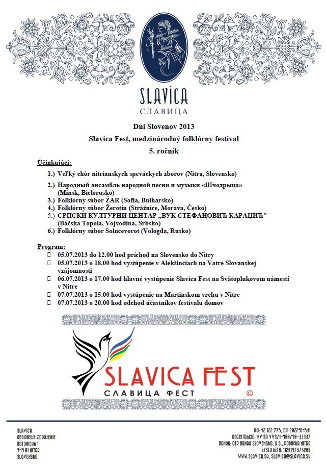 Slavica fest Nitra