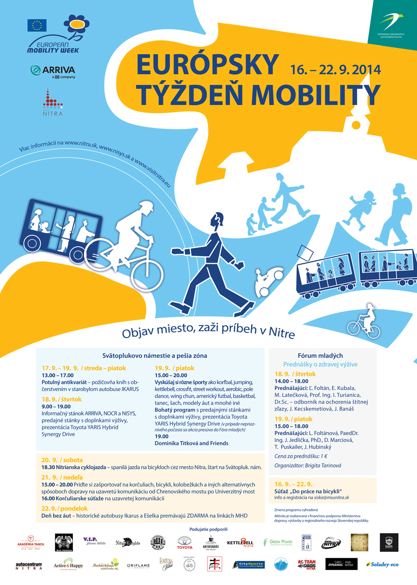Európsky týždeň mobility Nitra 2014