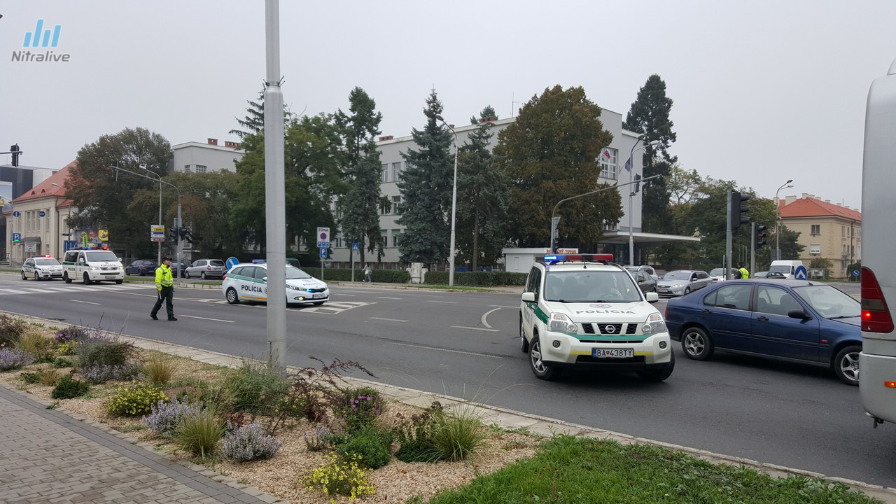Dopravná nehoda Štefánikova ulica Nitra