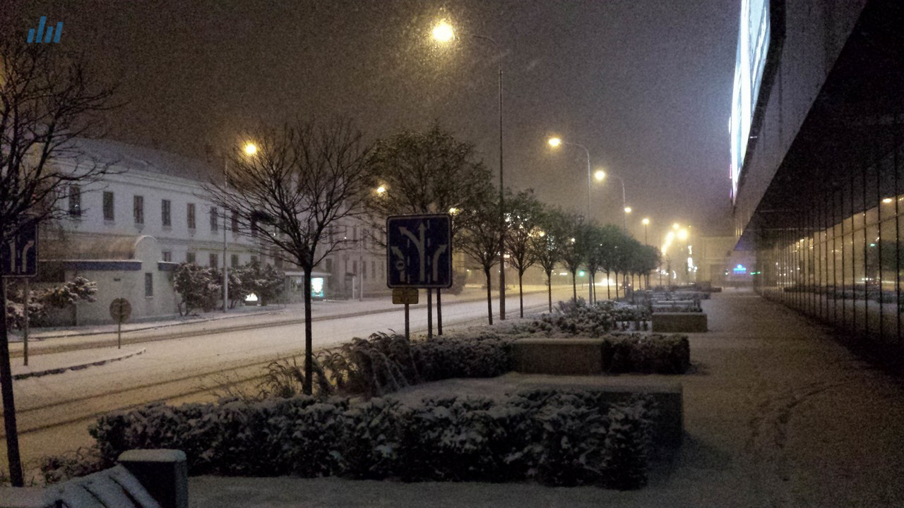 Nitra pvý sneh zima 2014
