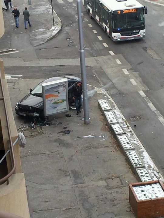 Dopravná nehoda Štefánikova ulica, Nitra