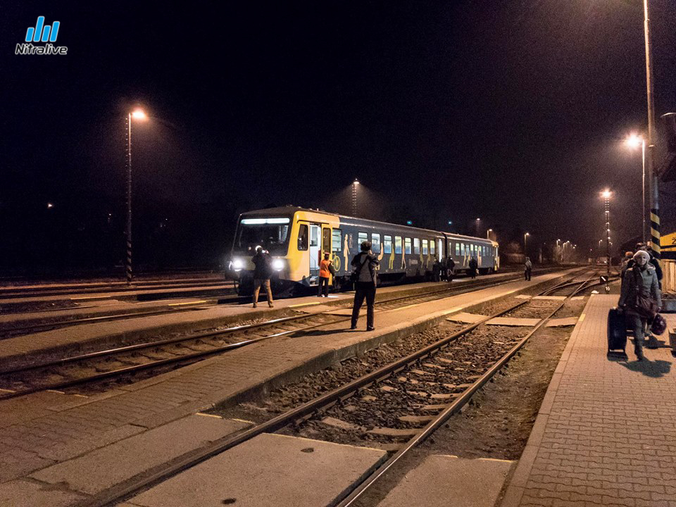 Do Nitry včera prišiel prvý priamy vlak z Prahy
