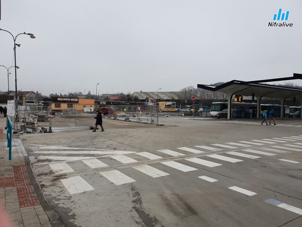 Autobusová stanica Nitra výstavba 2018/2019