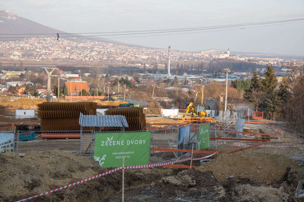 Bytové domy Zelené dvory, Diely Nitra výstavba 2018/2019