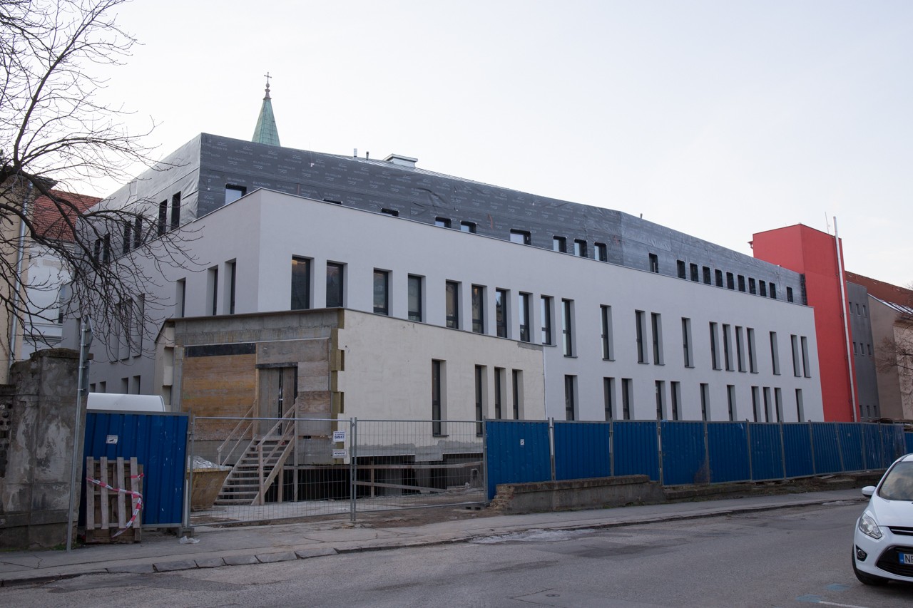 Kardiocentrum, Špitálska ulica výstavba 2018/2019