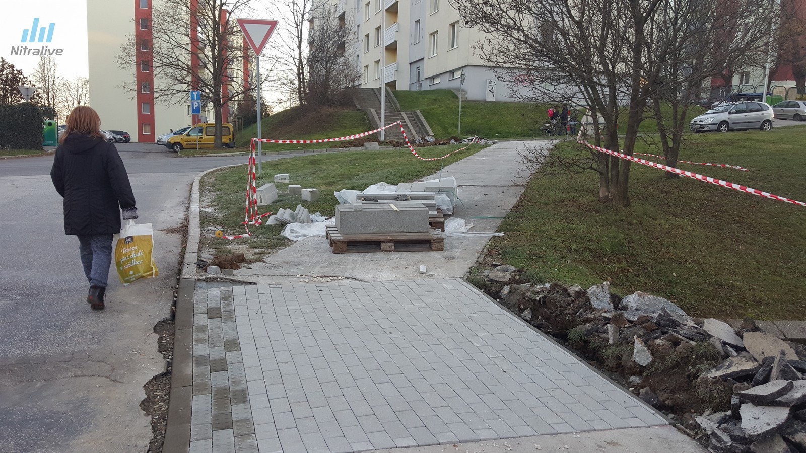 Debarierizácia chodníkov Klokočina Baničova