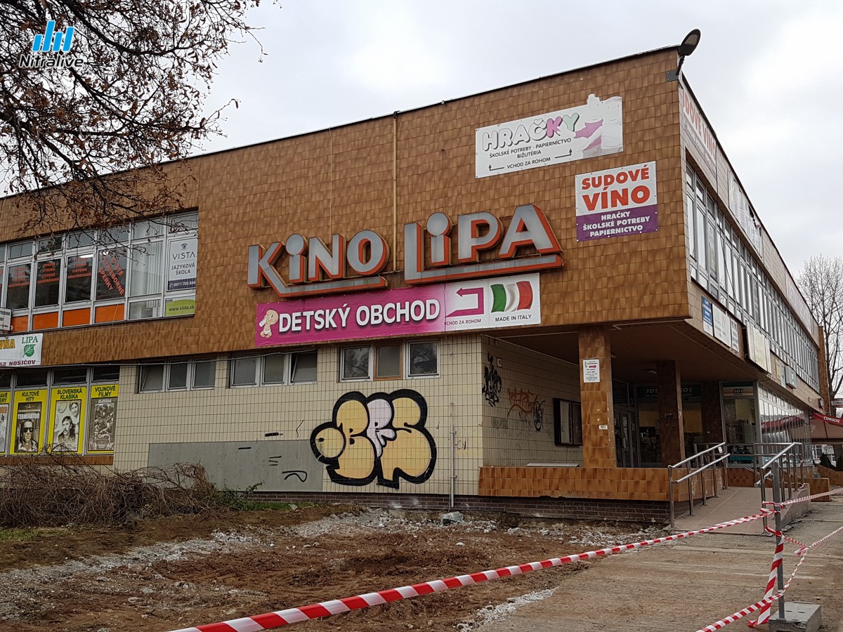 Rekonštrukcia priestoru pred budovou kina Lipa, Nitra