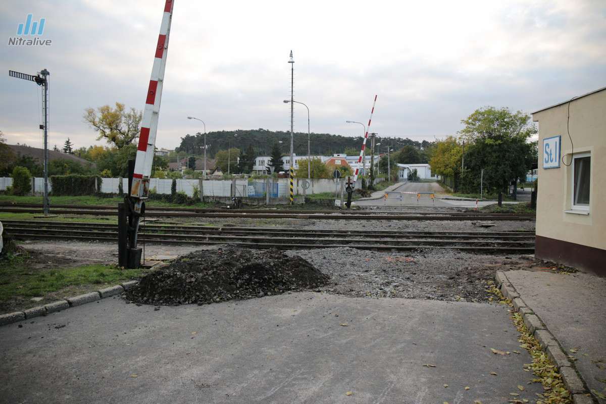 Železničné priecestie Staničná ulica - panorama