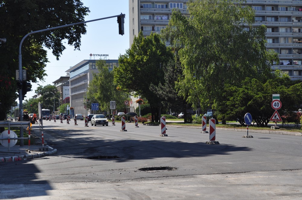 Štúrova ulica Nitra rekonštrukcia
