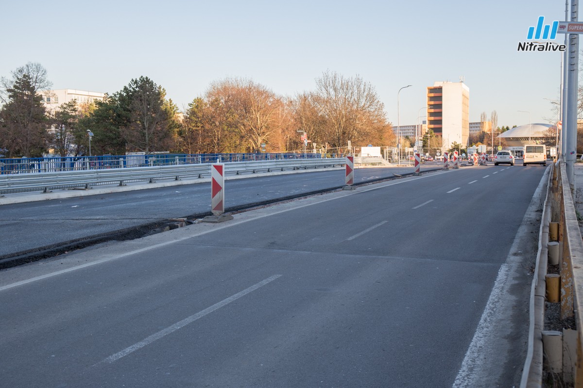 Univerzitný most rekonštrukcia november 2019