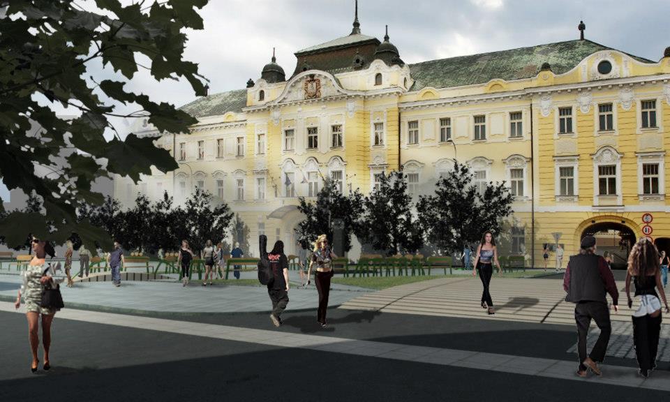 Župné námestie Nitra vizualizácia Barak