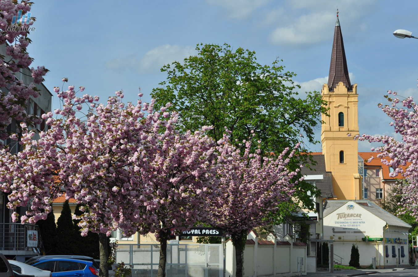 Jarná rozkvitnutá Nitra