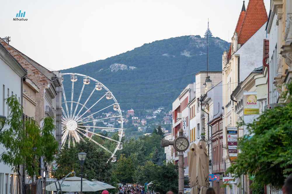 Vyhliadkové kolo, Svätoplukovo námestie Nitra