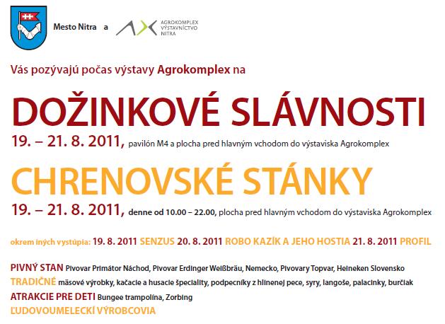 Chrenovské stánky 2011 plagát