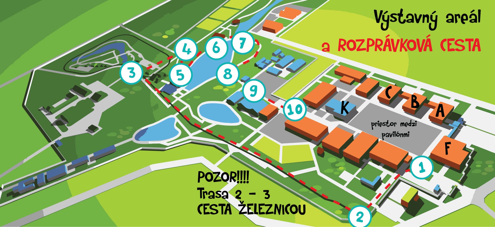 Mapa rozprávková cesta