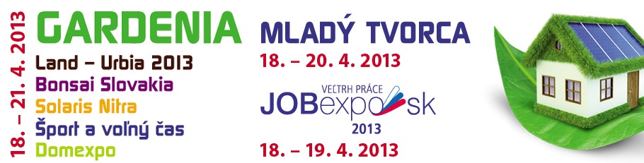 Jarné výstavy Agrokomplex, banner