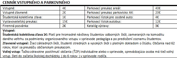 Agrokomplex parkovanie