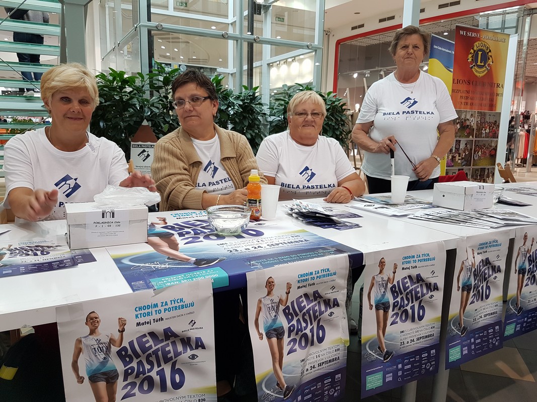 Slovenský rekord v chôdzi s bielou palicou sa podaril