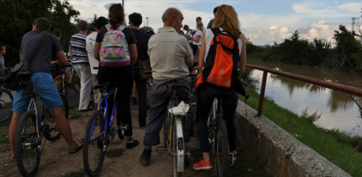 Report a fotogaléria z prvej cyklojazdy k projektu Mesto potrebuje viac rieky