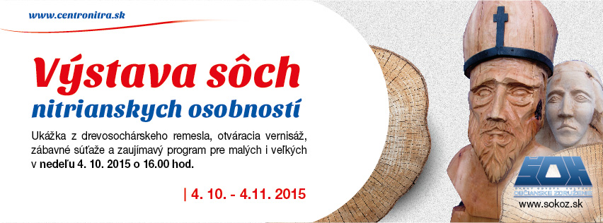 Výstava sôch v Centro Nitra