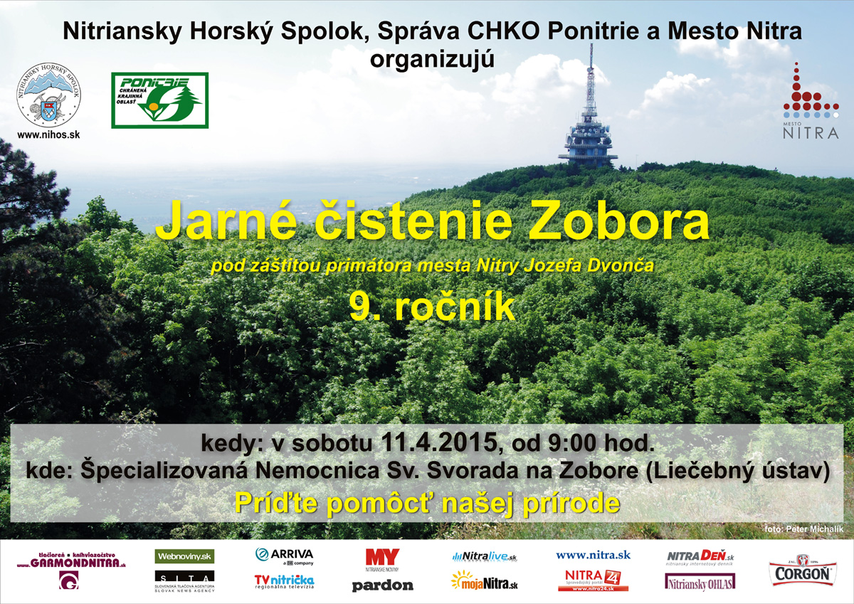 Jarné čistenie Zobora 2015
