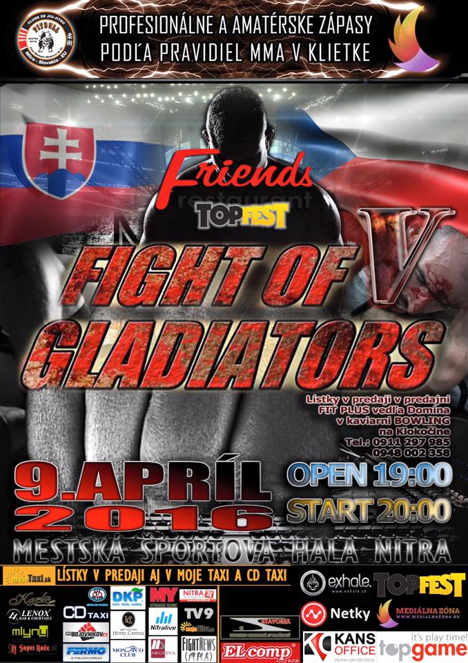 Fight of gladiators V Nitra 2016