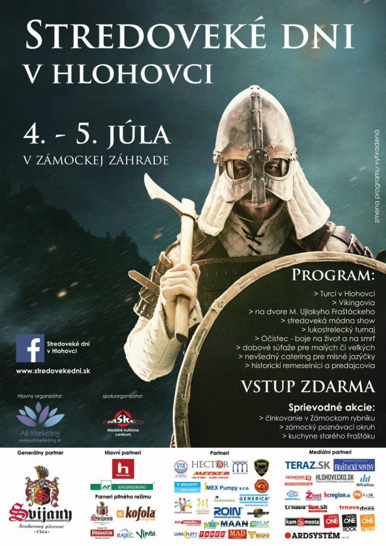 Stredoveké dni v Hlohovci 2015