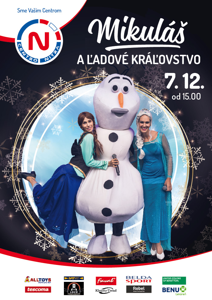 Mikuláš v Centro Nitra 2019