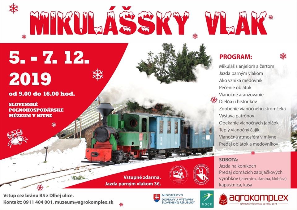 Mikulášsky vlak Nitra 2019
