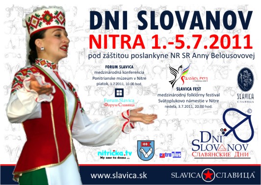 Dni Slovanov 2011 Nitra plagát