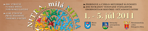 Nitra, milá Nitra banner