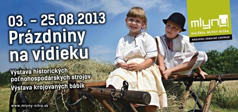 Výstava Prázdniny na vidieku, Galéria Mlyny Nitra