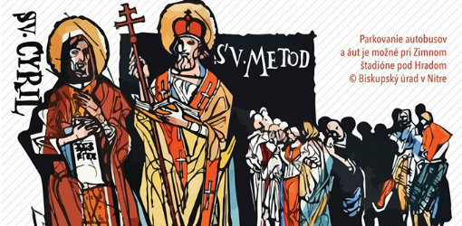 Cyrilo-metodská národná púť sa koná v utorok 5. júla 2016 na Svätoplukovom námestí v Nitre od 10:00 hod.