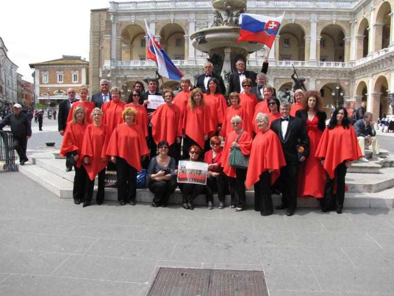 Spevácky zbor Nitra v Talianskom Lorete