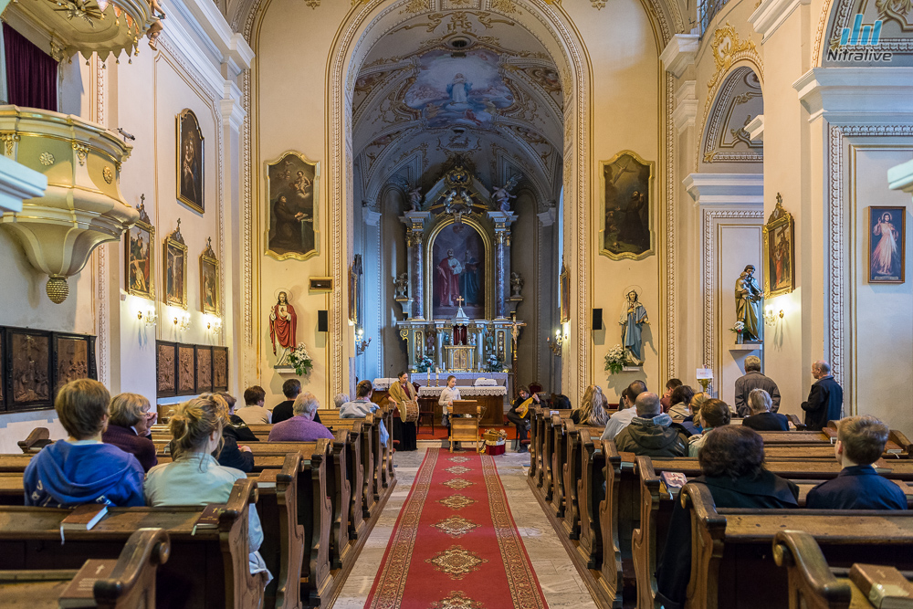 Noc kostolov Nitra 2015 - Farský kostol Navštívenia Panny Márie / kláštor, Farská ul.