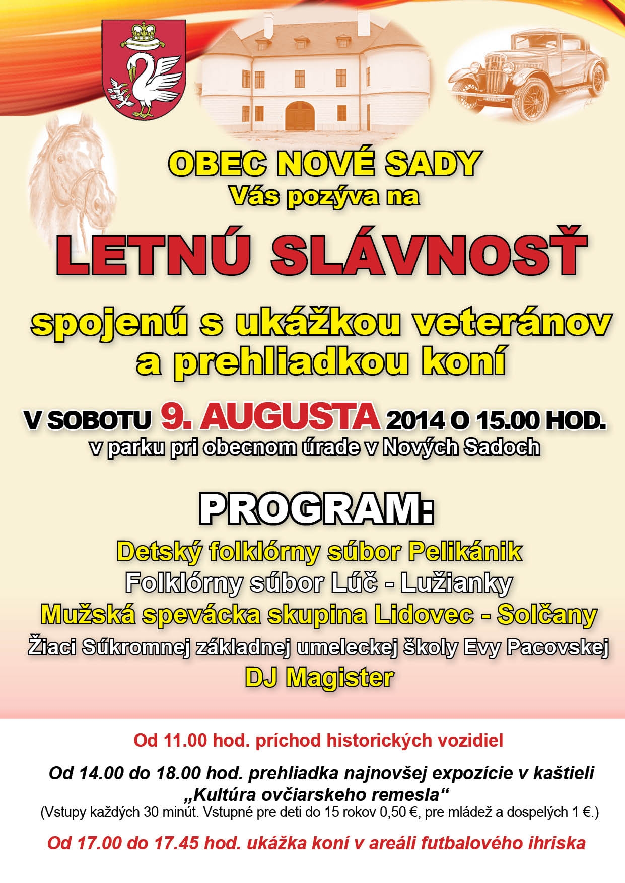 Letná slávnosť Nové Sady 2014