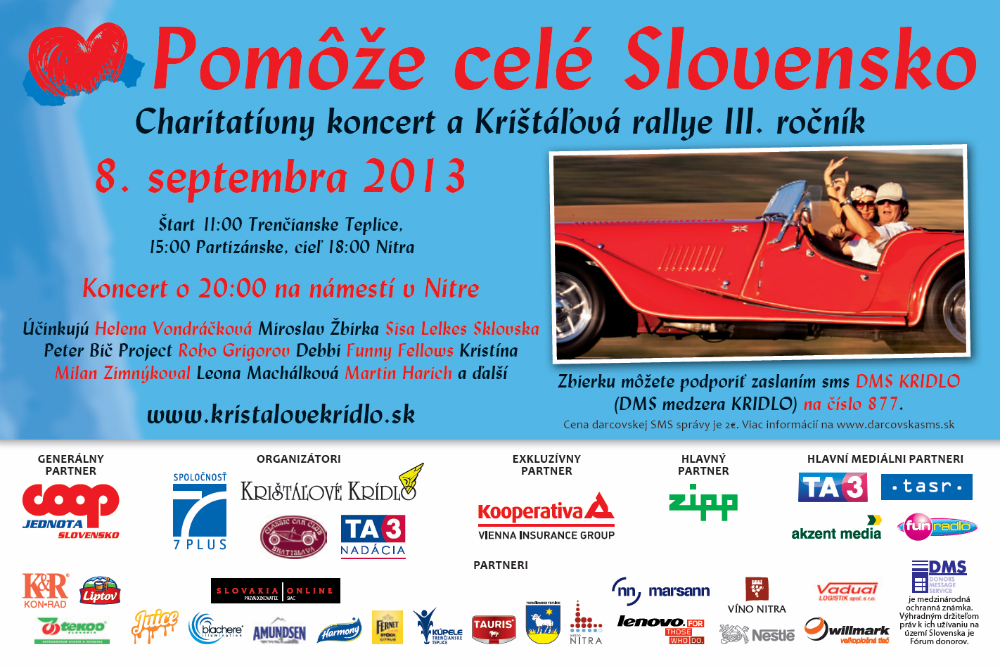 Pomôže celé Slovensko,letak