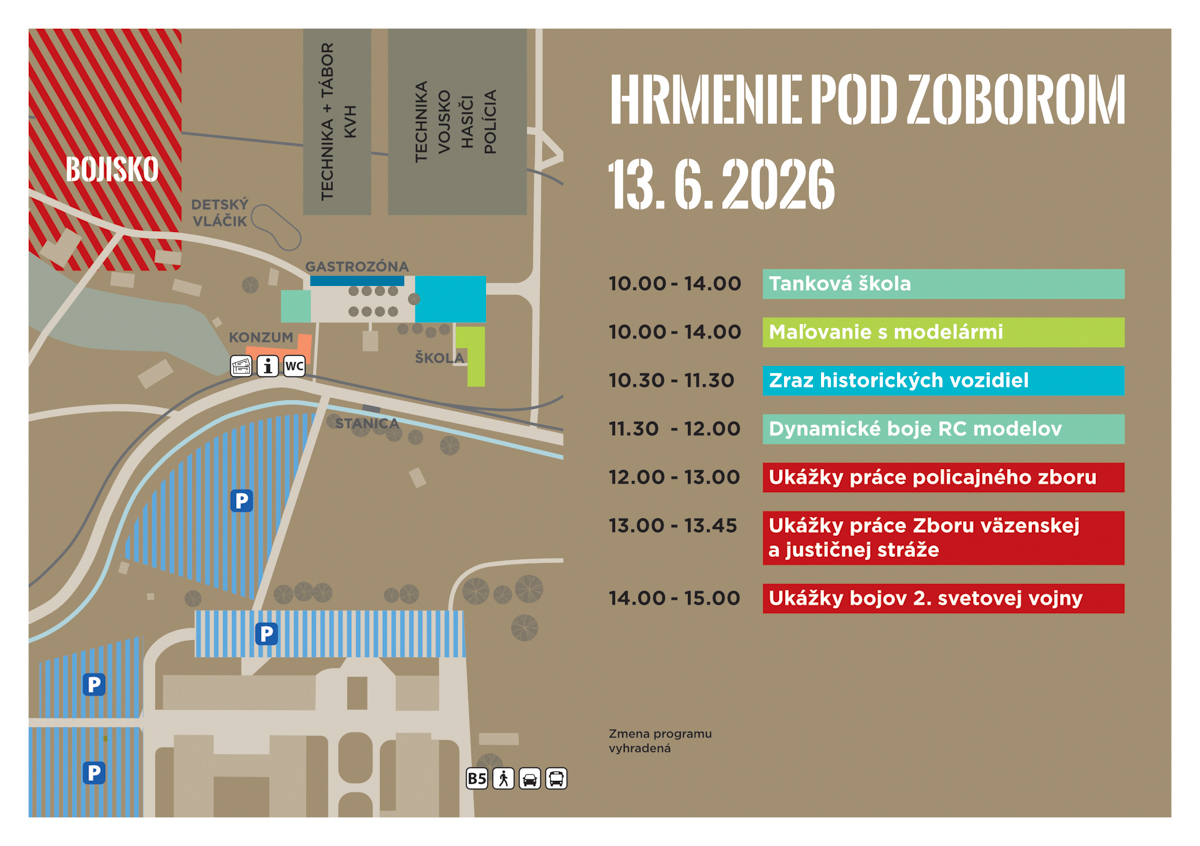 Hrmenie pod Zoborom - ukážky bojov 2. sv. vojny