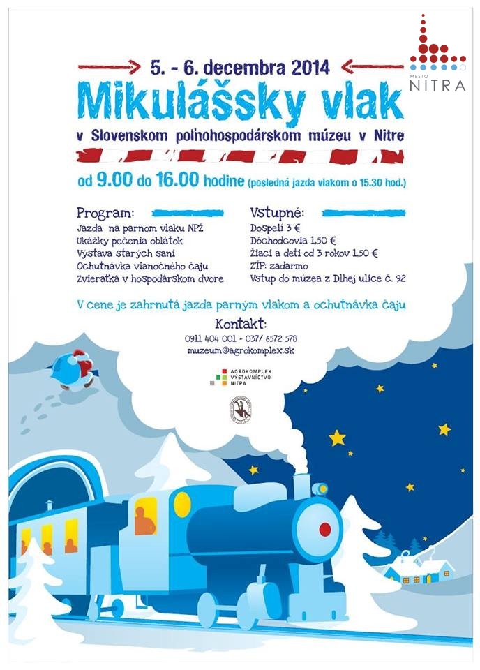 Mikulášsky vlak Nitra 2014