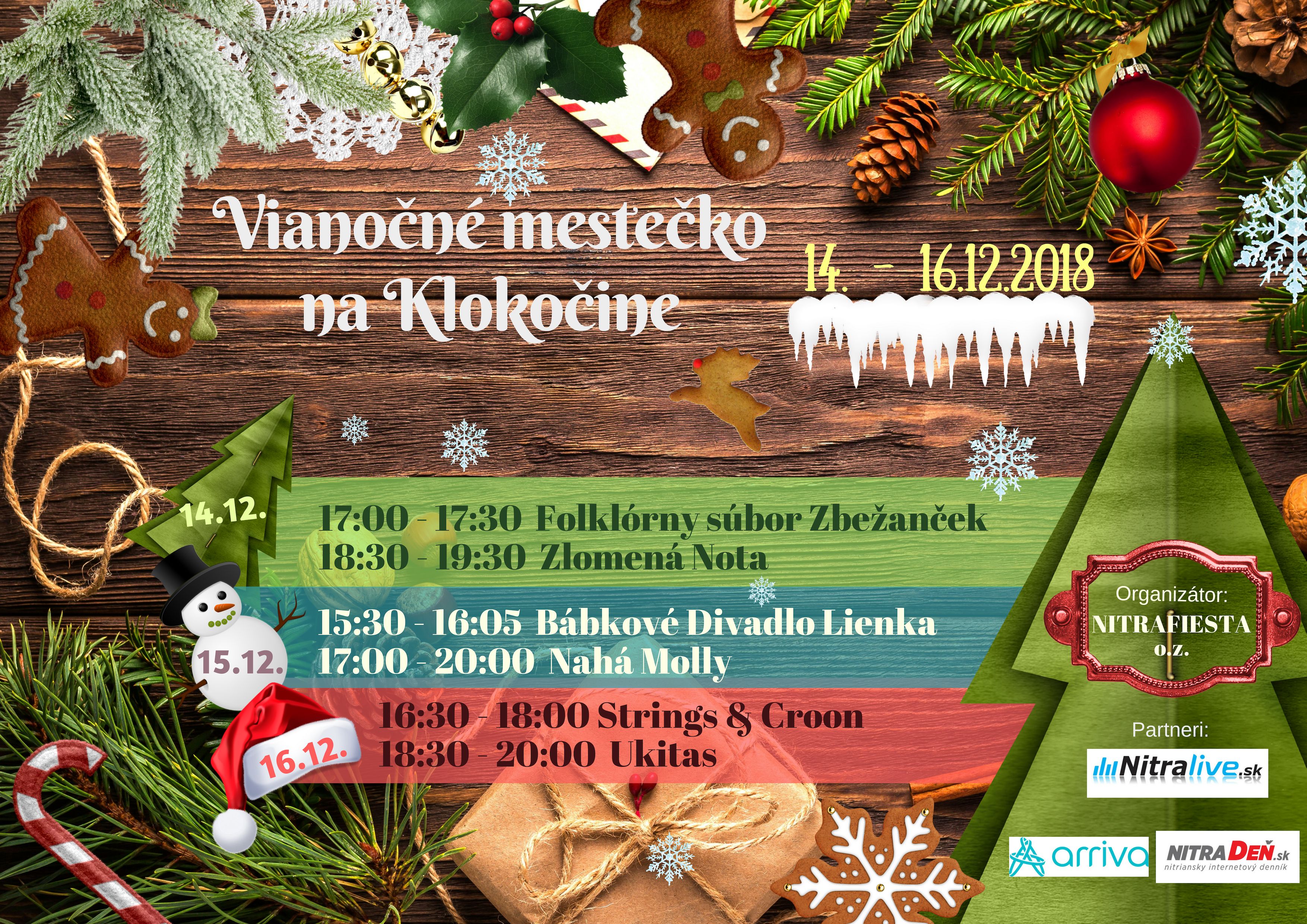 Program Vianočná Nitra 2018