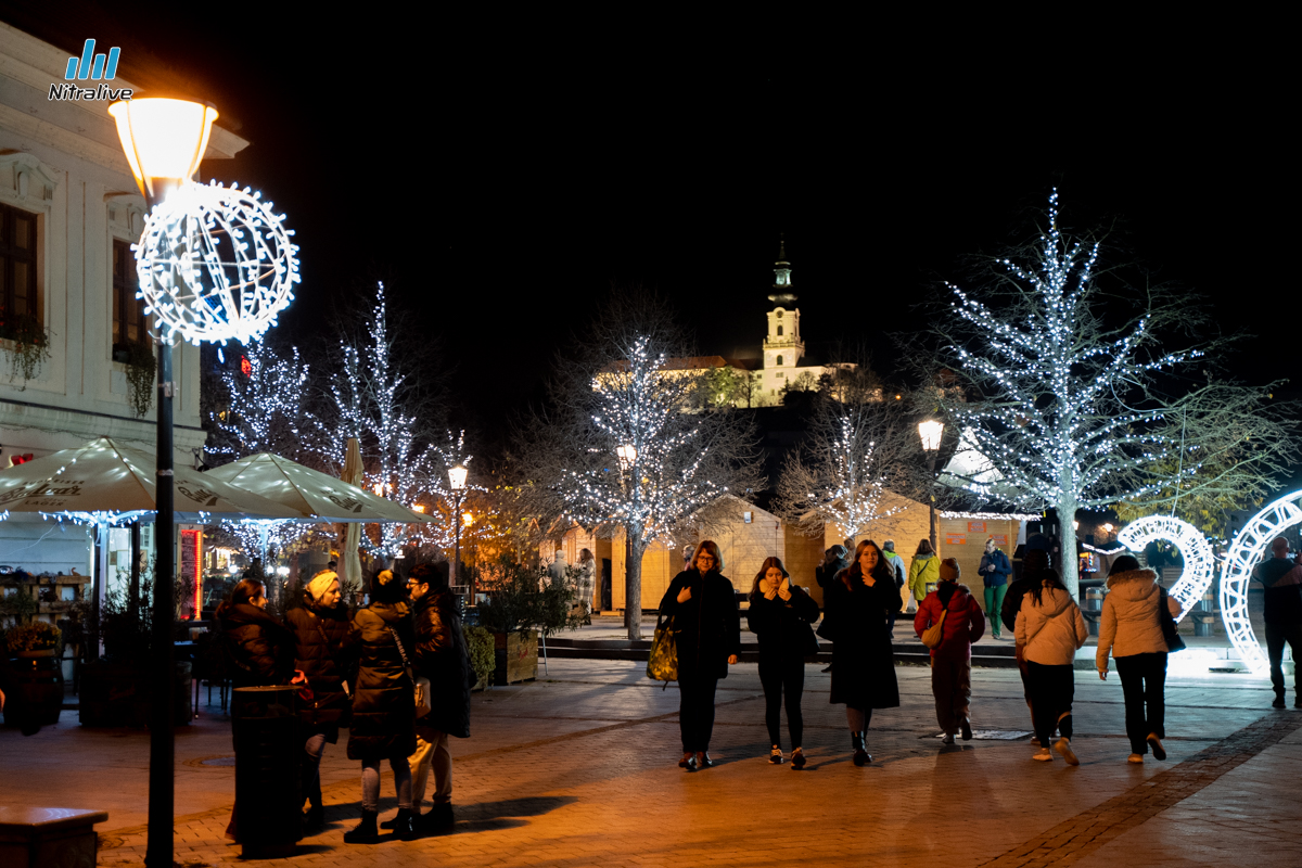 Vianočné mestečko Nitra 2022, foto