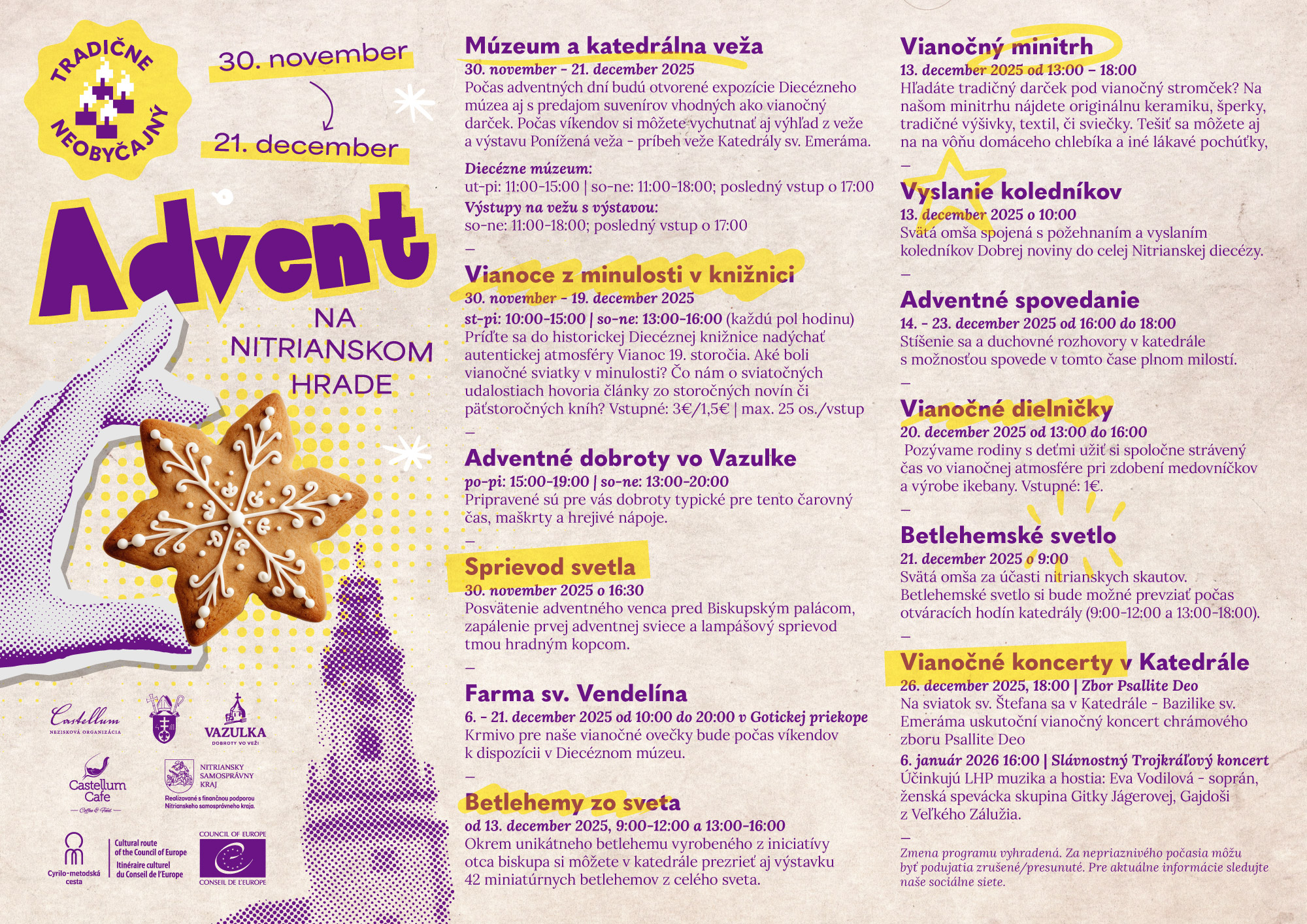Advent na Nitrianskom hrade