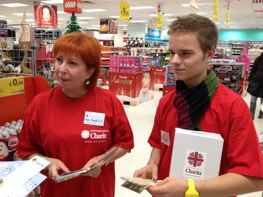 Zbierka cirkev OD Tesco Nitra