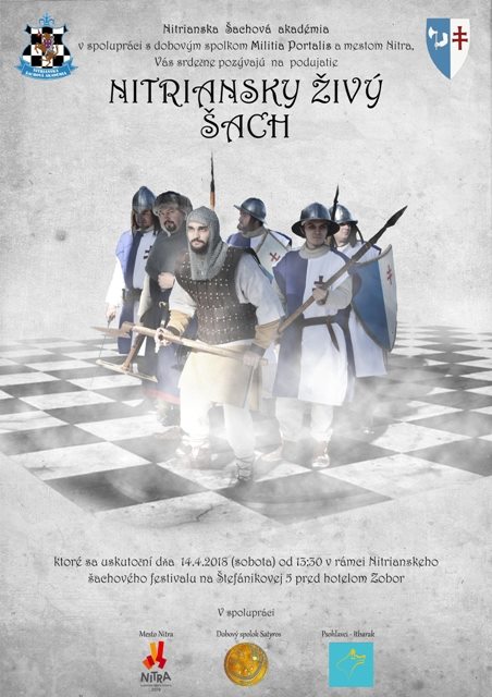 V sobotu v Nitre živý šach (14. apríl)