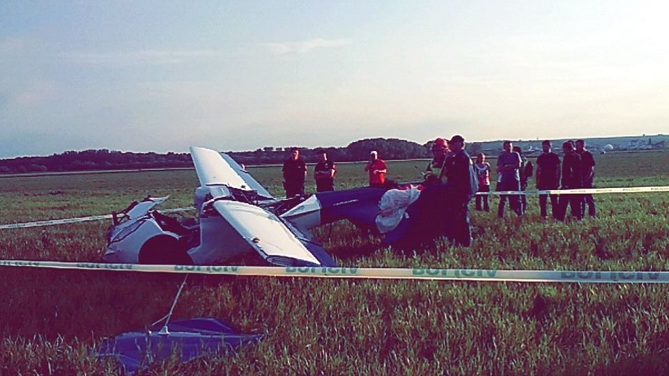 Aeromobil Nitra - nehoda